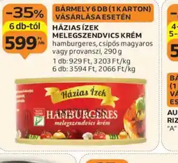 Auchan Házias Ízek Melegszendvics Krém ajánlat