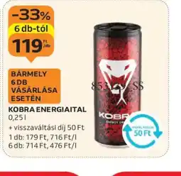 Auchan Kobra Energiaital ajánlat