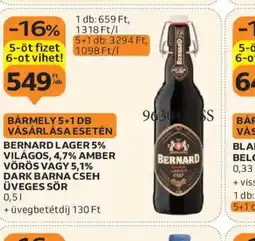 Auchan Bernard Lager 5% ajánlat
