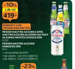Auchan Peroni Nastro Azzurro ajánlat