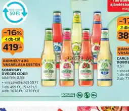 Auchan Somersby Üveges Cider ajánlat