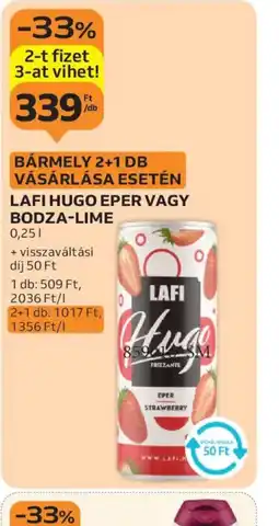 Auchan Lafi Hugo Eper vagy Bodza-Lime ajánlat