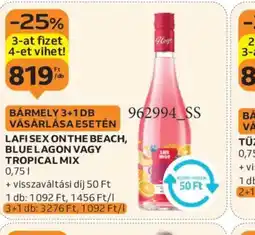 Auchan Lafi Sex on the Beach, Blue Lagon vagy Tropical Mix ajánlat