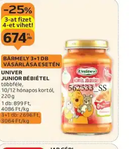 Auchan Univer Junior Bébiétel ajánlat