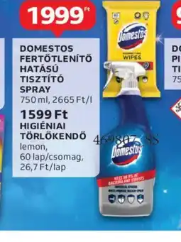 Auchan Domestos Higiéniai Törlőkendő ajánlat