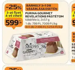 Auchan Purina Gourmet Revelations Pástétom ajánlat