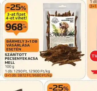 Auchan Szárított Pecsenyekacsa Mell ajánlat