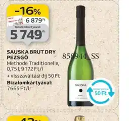 Auchan Sauska Brut Dry Pezsgő ajánlat