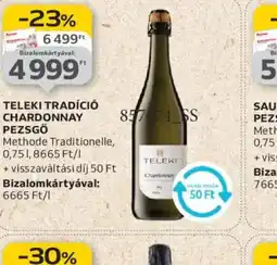 Auchan Teleki Tradíci Chardonnay Pezsgő ajánlat