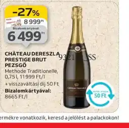 Auchan Château Dereszla Prestige Brut Pezsgő ajánlat