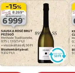 Auchan Sauska Rosé Brut Pezsgő ajánlat