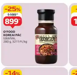 Auchan O'Food Koreai Pác ajánlat