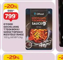 Auchan O'Food Gochujang Tteokbokki Szsz Topokki Rizstésztához ajánlat