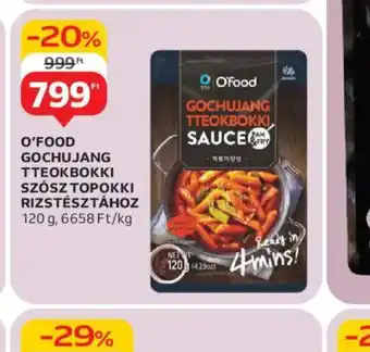 Auchan O'Food Gochujang Tteokbokki Szsz Topokki Rizstésztához ajánlat