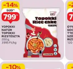 Auchan Yopokki Natur Topokki Rizstészta ajánlat