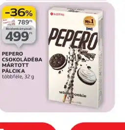 Auchan Pepero csokoládéba mártott pálcika ajánlat