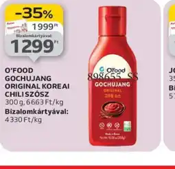 Auchan O'Food Gochujang Original Koreai Chiliszsz ajánlat