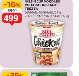 Auchan Nissin Cup Noodles Poharas Instant Tészta ajánlat