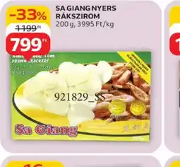 Auchan Sa Giang nyers ráksziron ajánlat