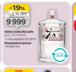 Auchan Roku Sakura Gin ajánlat