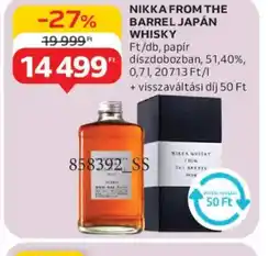 Auchan Nikka From The Barrel Japan Whisky ajánlat