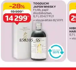 Auchan Togouchi Japán Whisky ajánlat