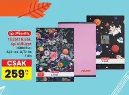 Interspar Herlitz Tűzött füzet, spirálfüzet ajánlat