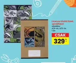 Interspar Licence tűzött füzet, spirálfüzet ajánlat
