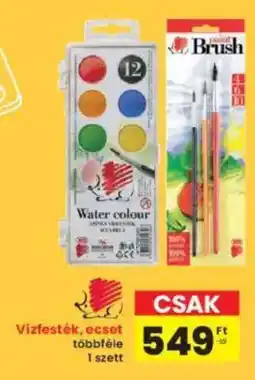 Interspar Vízfesték, ecset ajánlat