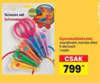 Interspar Gyerekollókészlet ajánlat