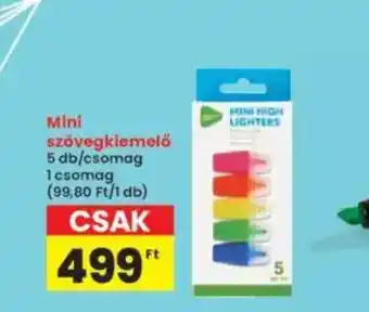 Interspar Mini szövegkiemelő ajánlat