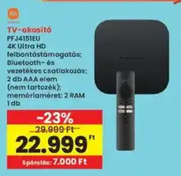 Interspar TV-okosító ajánlat