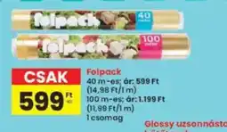 Interspar Folpack ajánlat