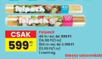 Interspar Folpack ajánlat