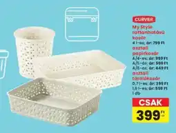 Interspar CURVER My Style rattanhatású kosár ajánlat