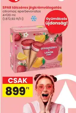 Spar Market SPAR tölcséres jégkrémválogatás ajánlat