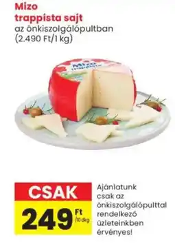 Spar Market Mizo trappista sajt ajánlat