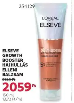 Rossmann Elseve Growth Booster hajhullás elleni ajánlat