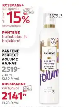 Rossmann Pantene Perfect volume hajhab ajánlat