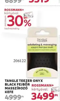 Rossmann Tangle Teezer Onyx black fejbőr ajánlat