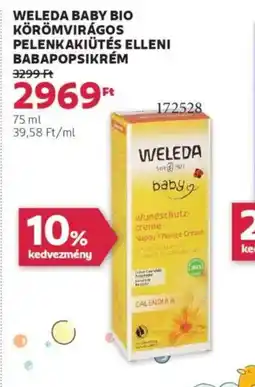 Rossmann Weleda Baby bio körömvirágos ajánlat
