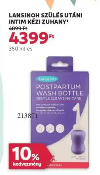 Rossmann Lansinoh Szülés utáni intim kézi zuhany ajánlat
