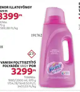 Rossmann Vanish Folttisztító folyadék vagy por ajánlat