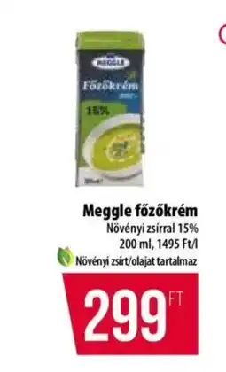 Coop Meggle főzőkrém ajánlat