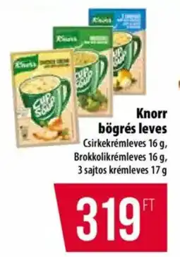 Coop Knorr bögrés leves ajánlat