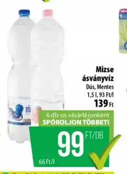 Coop Mizse ásványvíz ajánlat
