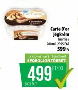Coop Carte D'or jégkrém ajánlat