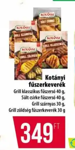 Coop Kotányi fűszerkeverék ajánlat