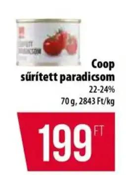 Coop Coop sűrített paradicsom ajánlat