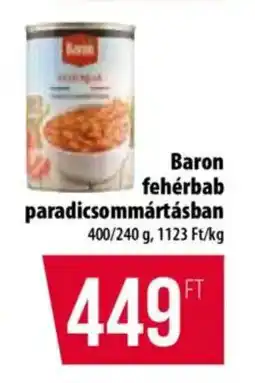 Coop Baron fehérbab paradicsommártásban ajánlat